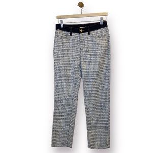 L’Agence Tweed Trouser Pants With Jean Waistband Women’s Size 25